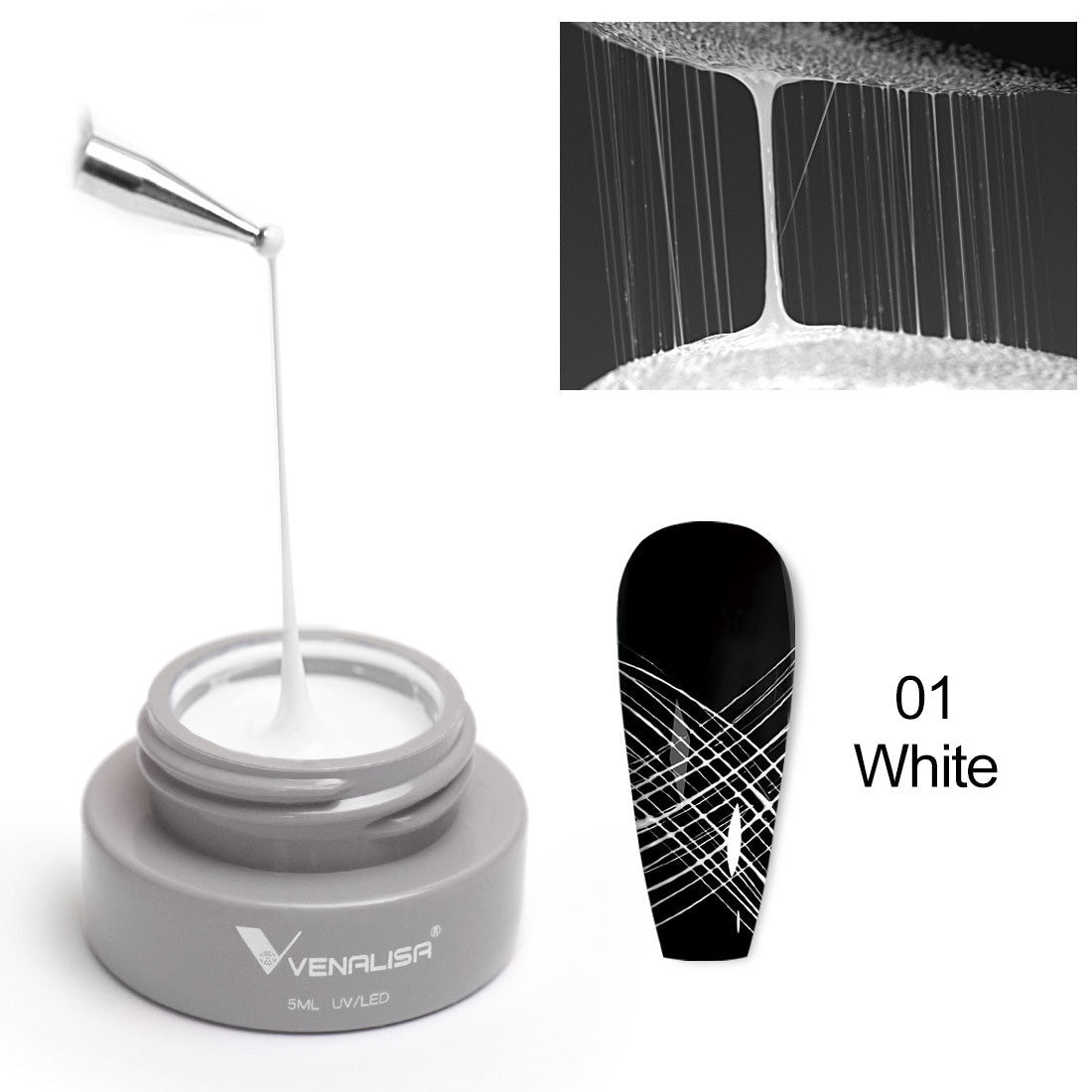 Gel spider venalisa Blanco
