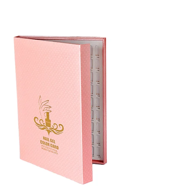 Álbum, libro o mostrario para geles
