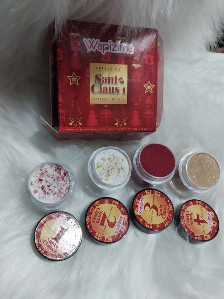 Acrílico wapizima Colección 1 Santa Claus 4pzas