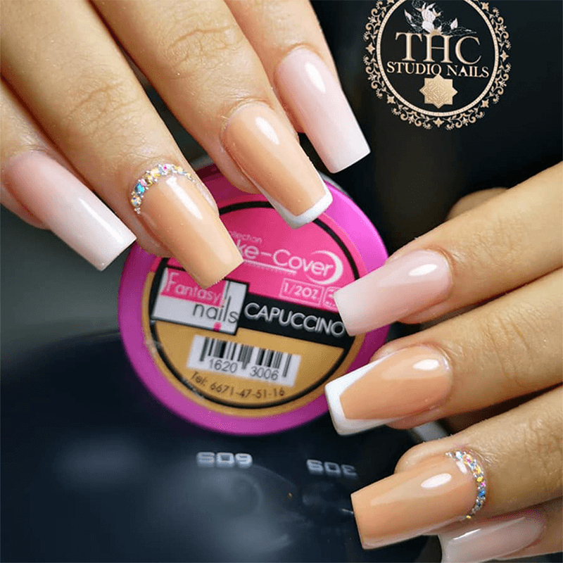 Acrílico Fantasy Nails Capuccino nude 1 y 2 onzas