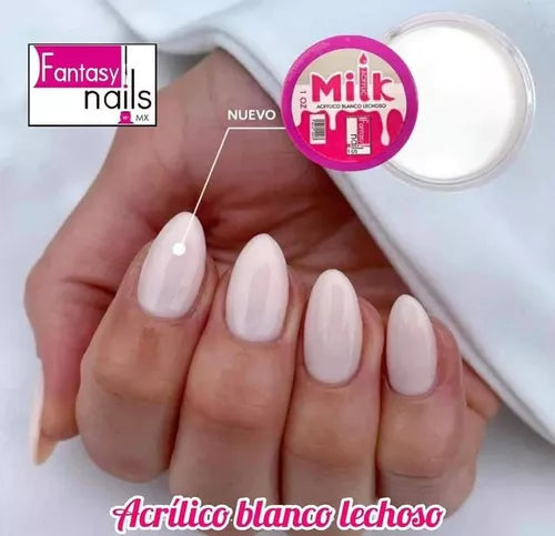 Acrílico Fantasy Nails Milk 1 onza