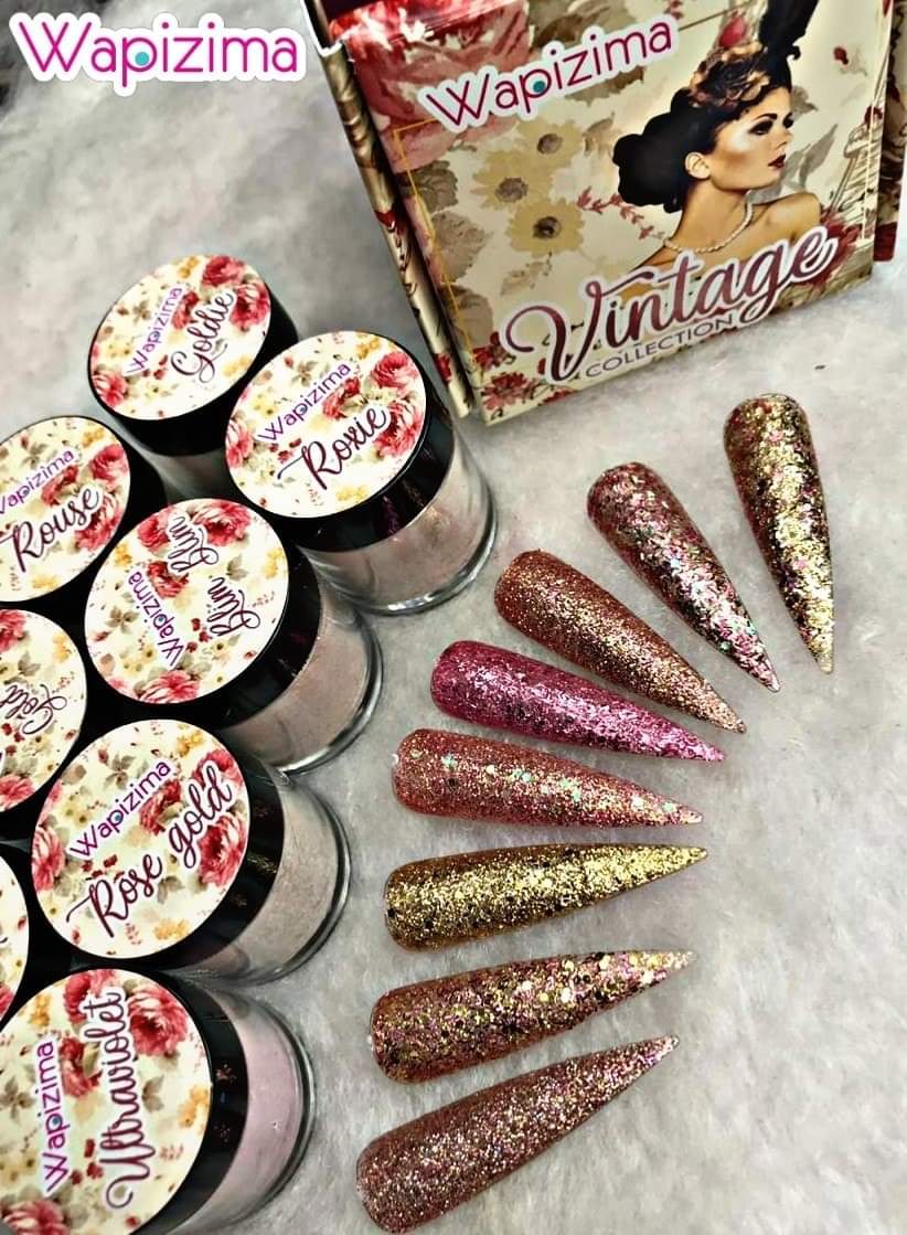 Acrílico wapizima colección vintage 8 pzas