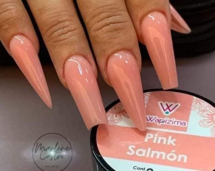 Acrílico wapizima Cover Pink Salmón