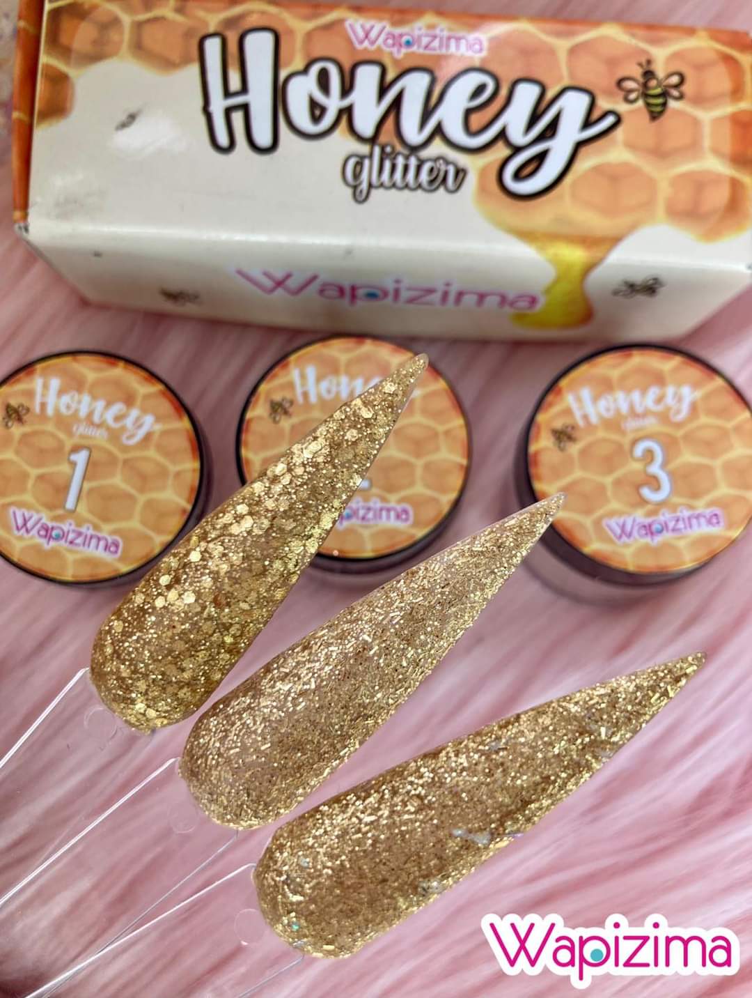Acrílico wapizima colección Mini Honey 3 pzas