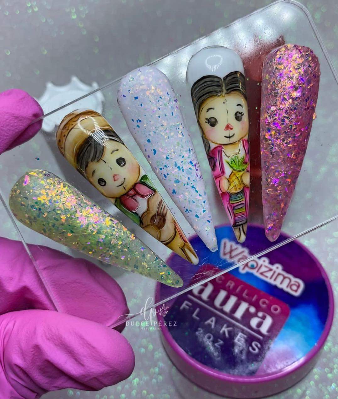 Acrílico wapizima Aura Flakes 1 onza