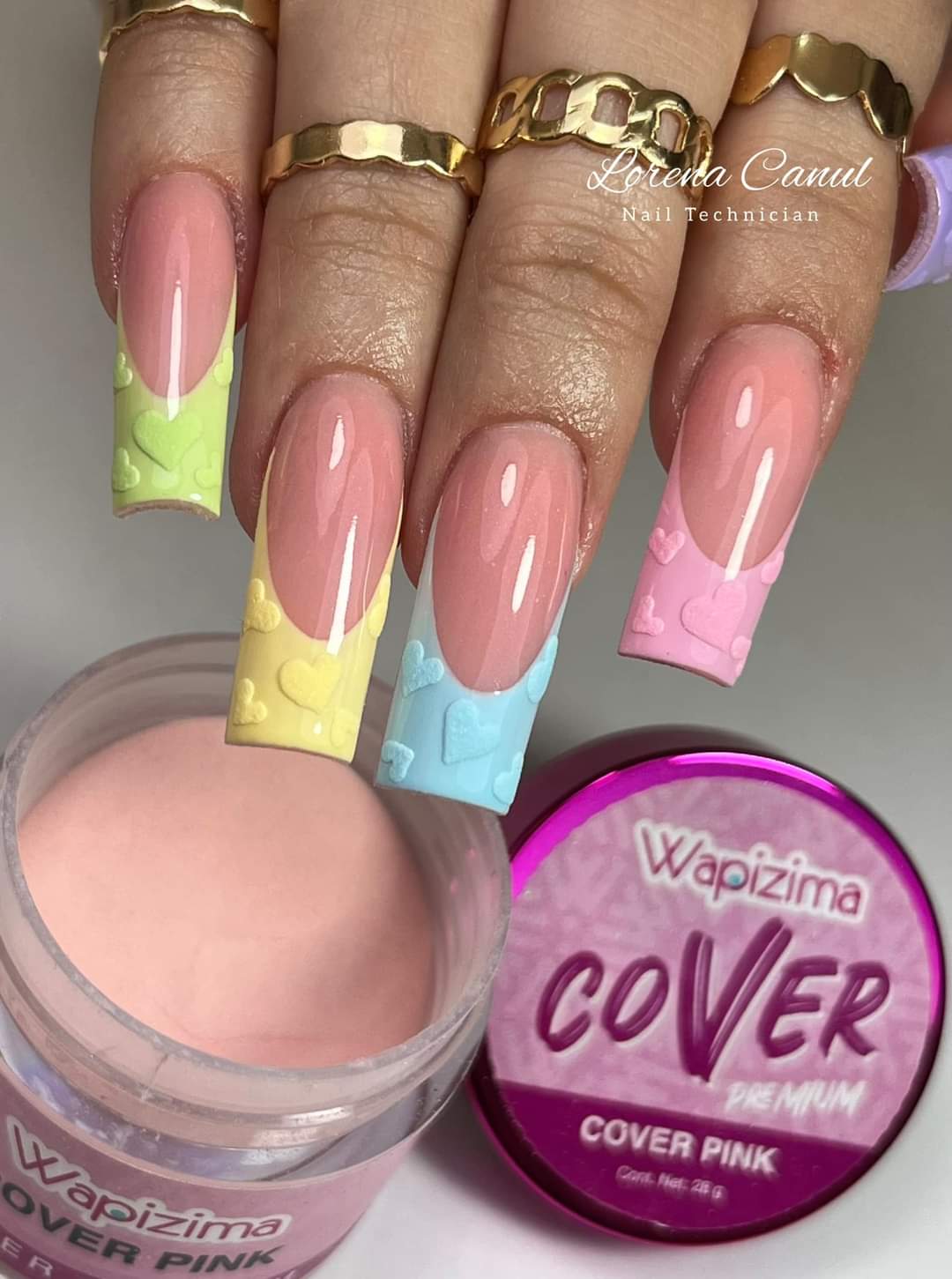 Acrílico wapizima Cover Pink 1 y 2