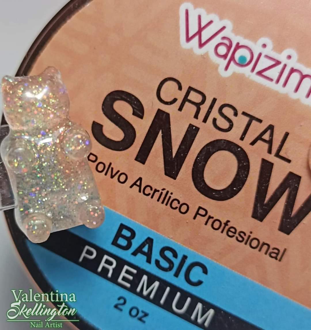 Acrílico wapizima Cristal Snow 2 onzas
