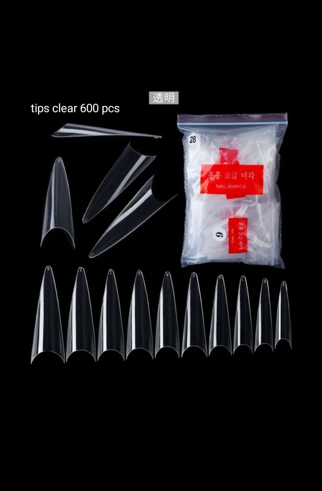 Tips stiletto XXL #28
