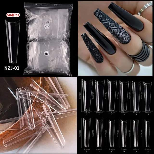 Tips coffin XXL 504 piezas