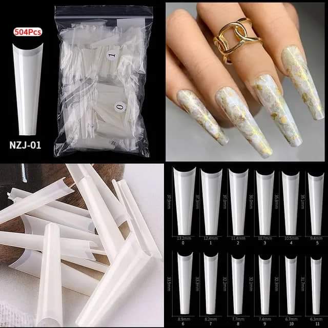 Tips coffin XXL 504 piezas