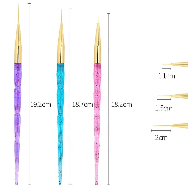 Pinceles liner para diseños