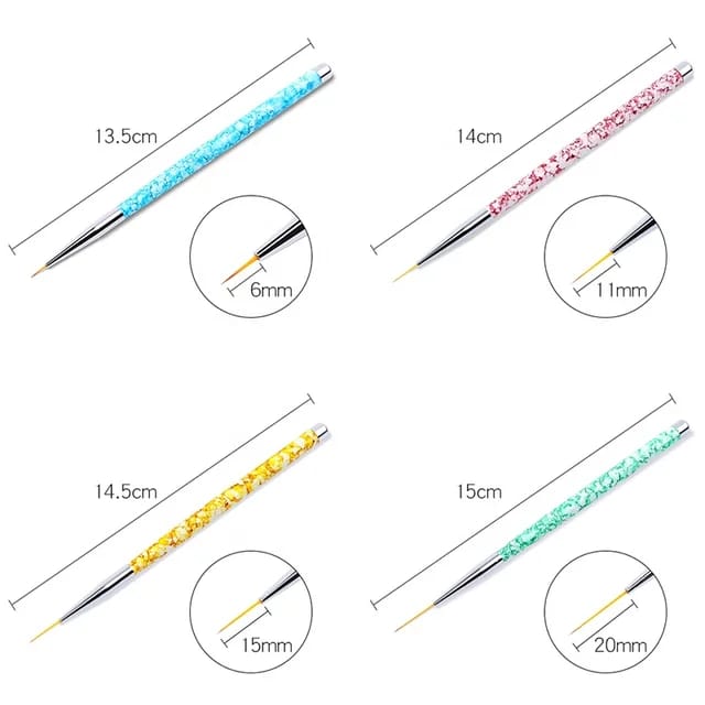 Pinceles liner para diseños