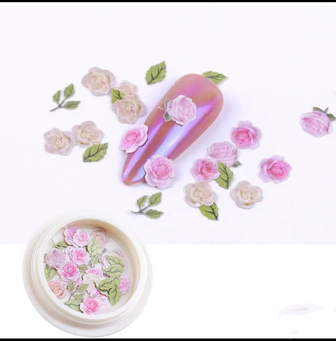 Flores para encapsular 2 colores