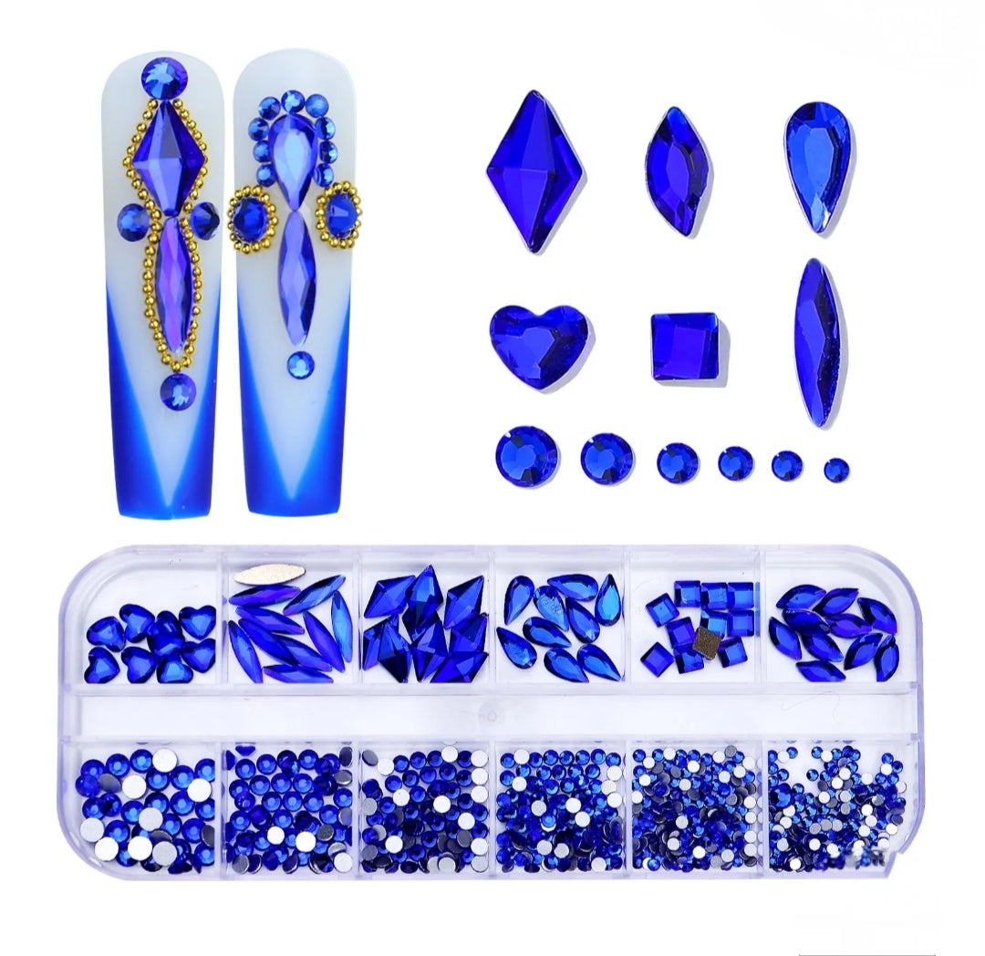 Cristales de formas 6 colores diferentes