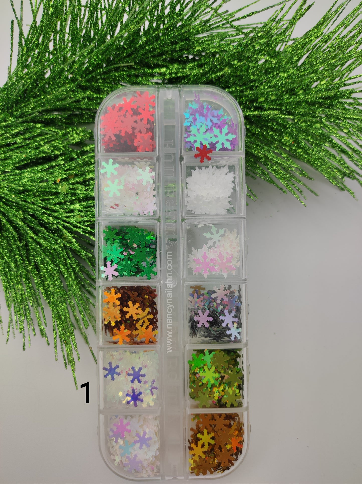 Decoración copos de nieve para navidad