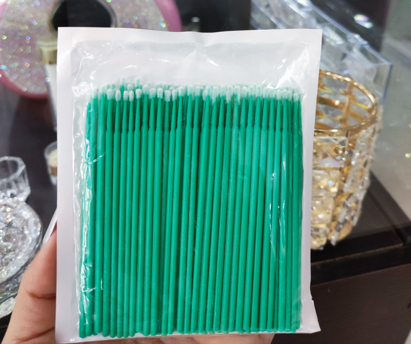 Microaplicador para pestañas o limpiar cuticula