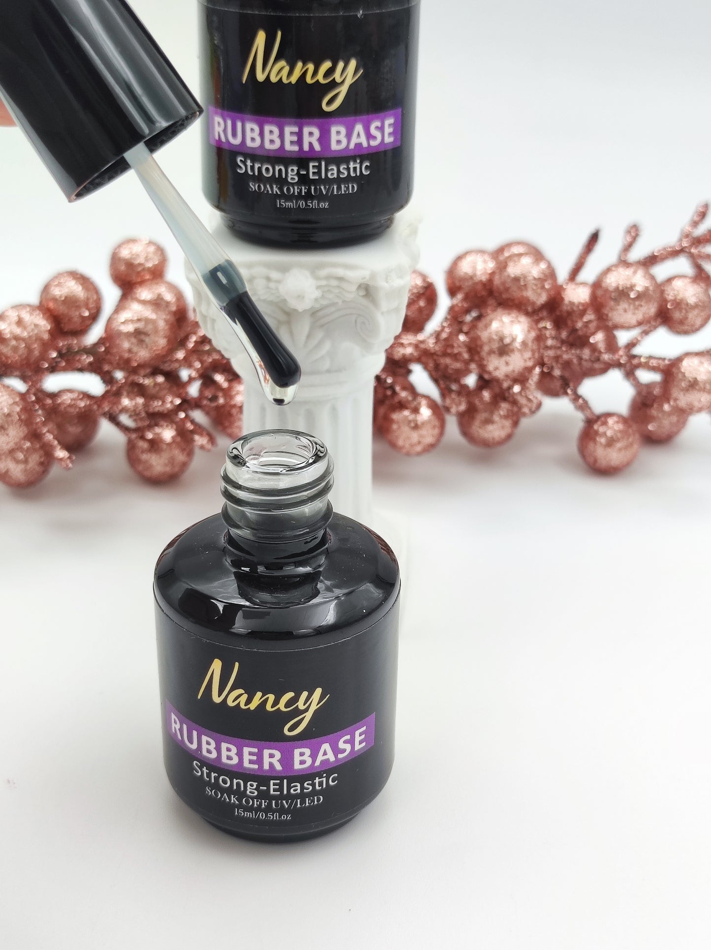 Base rubber transparente