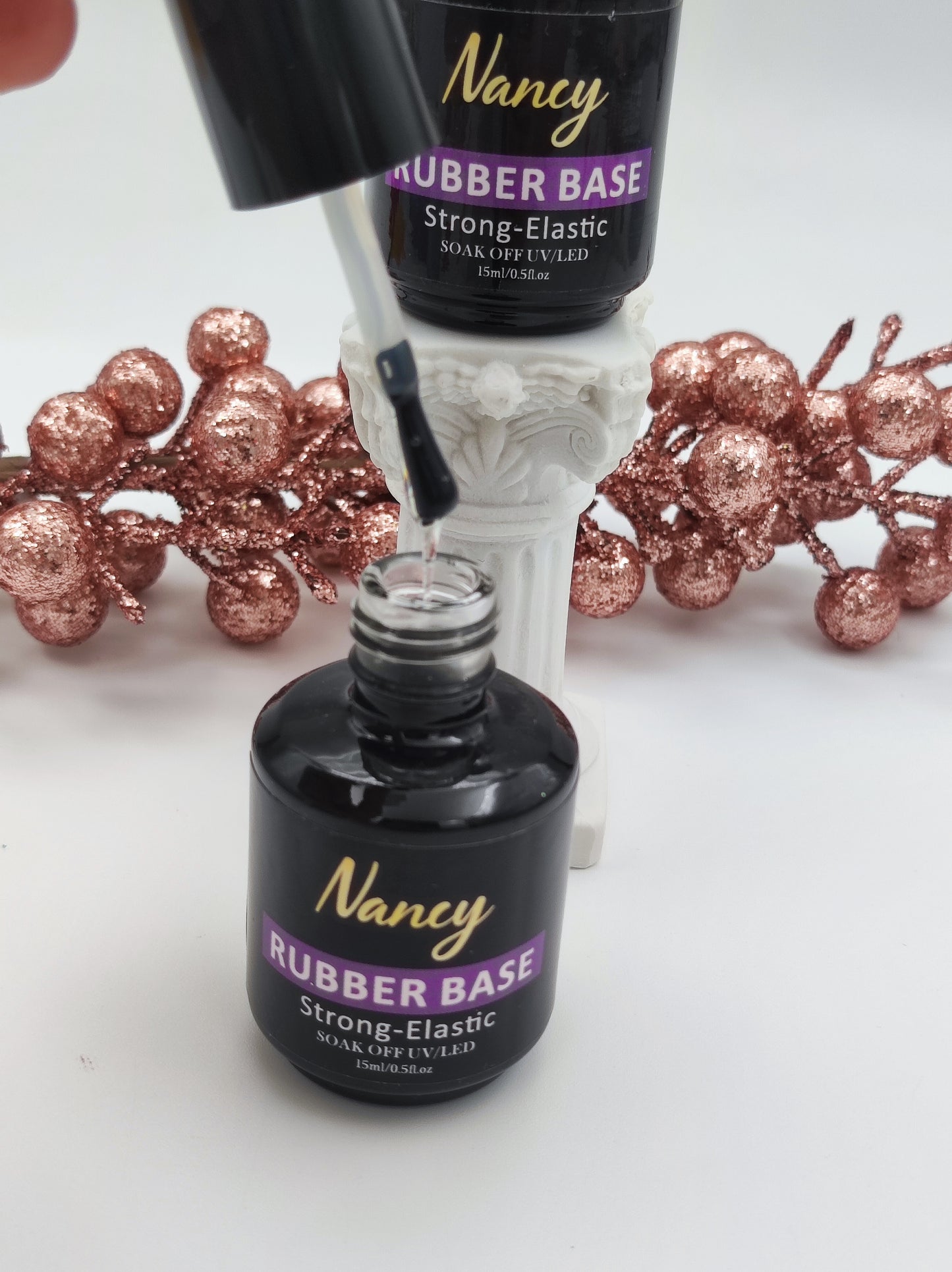 Base rubber transparente