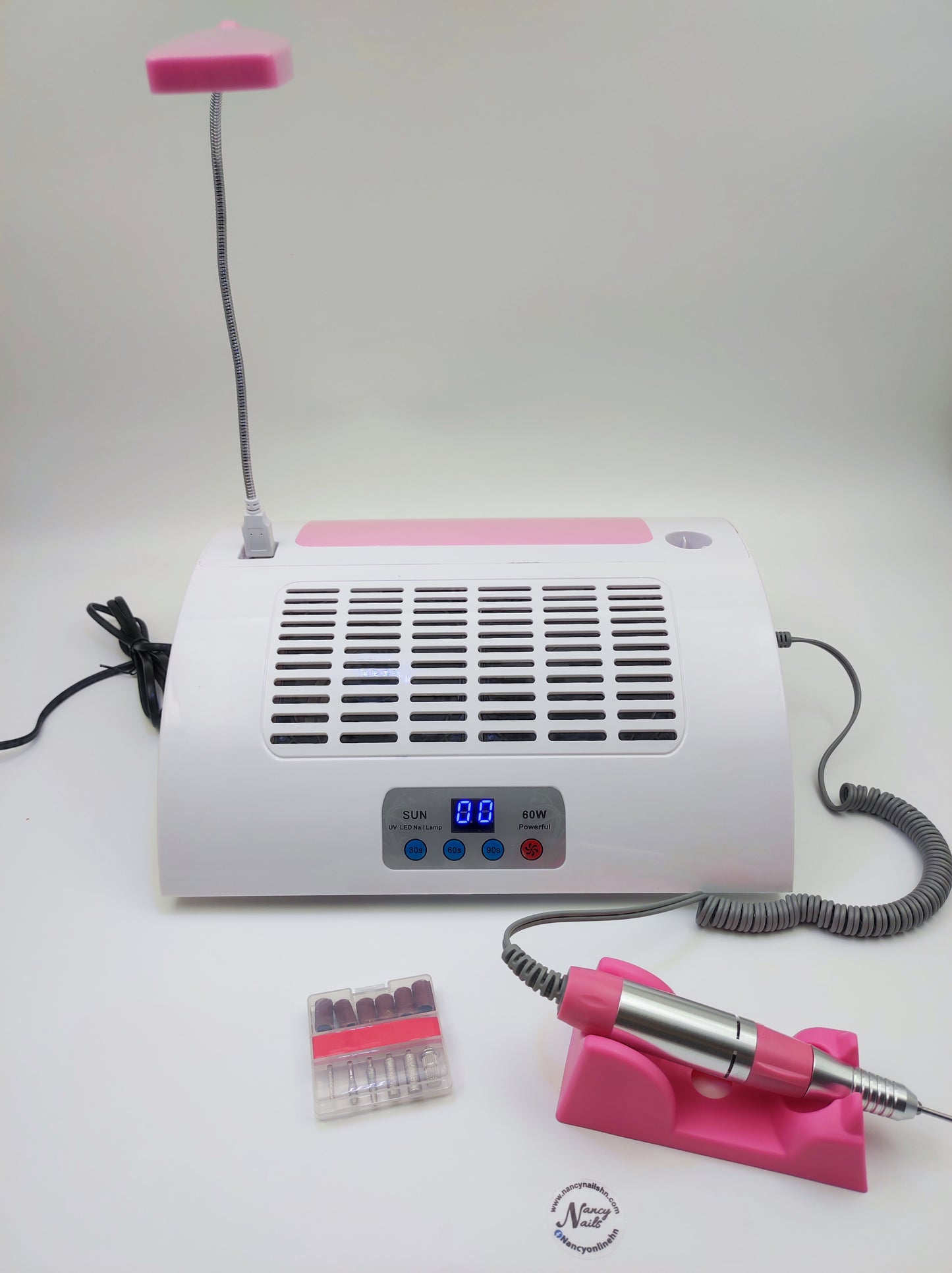 Maquina multifuncional,Lampara uv,esmeril,colector de polvo