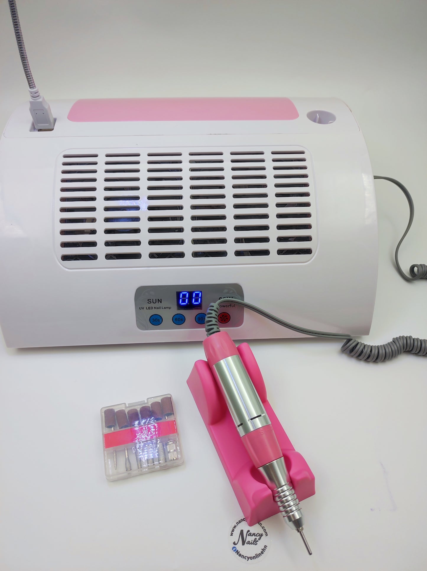 Maquina multifuncional,Lampara uv,esmeril,colector de polvo