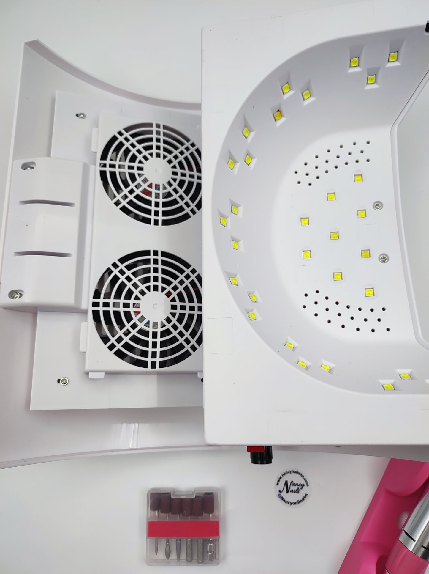 Maquina multifuncional,Lampara uv,esmeril,colector de polvo