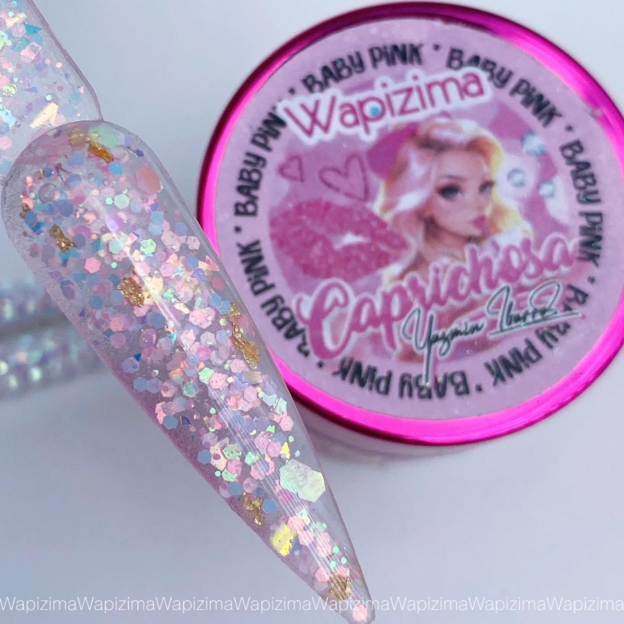 Acrílico caprichosa wapizima Baby Pink 1 onza
