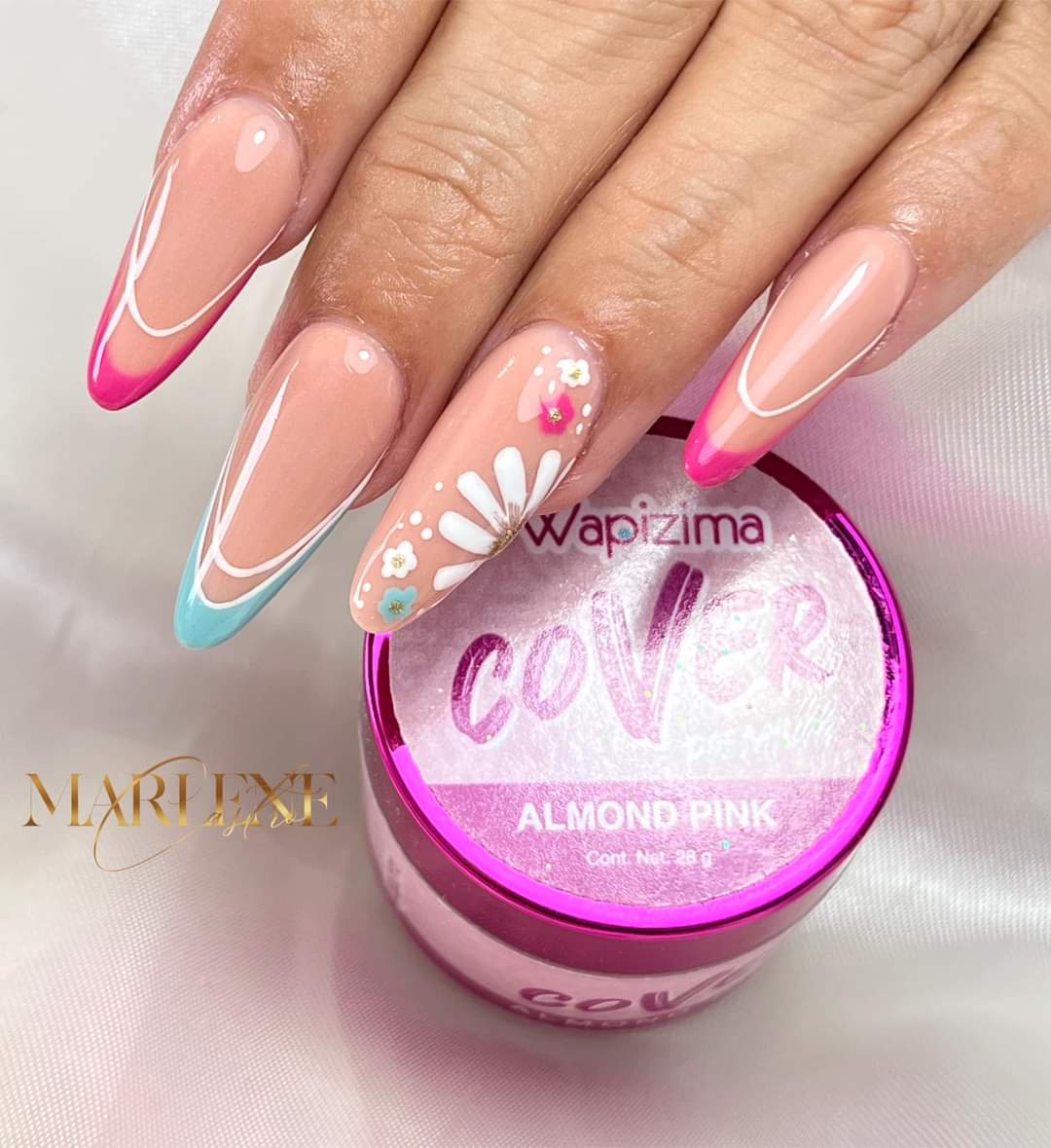 Acrílico wapizima Cover Almond Pink 1 y 2 onza