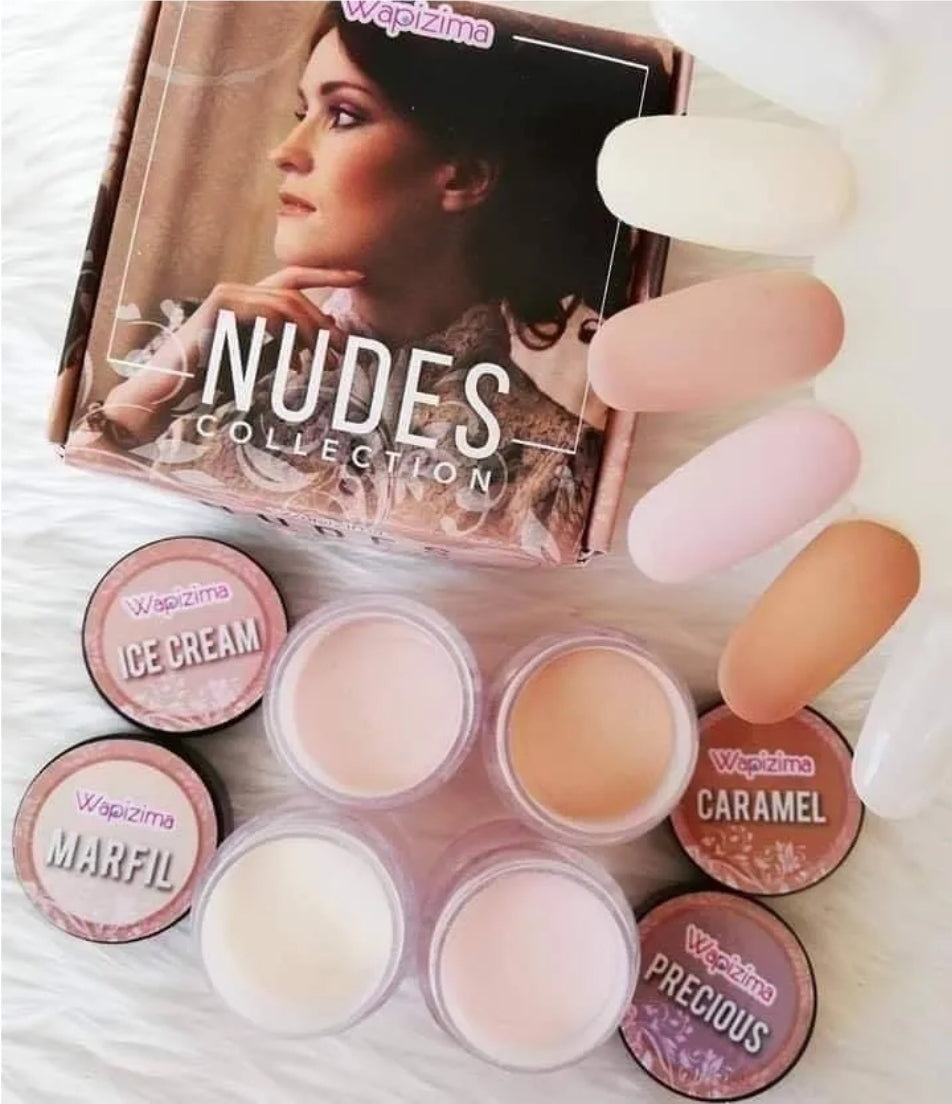 Acrílico wapizima colección nudes 4 pzas