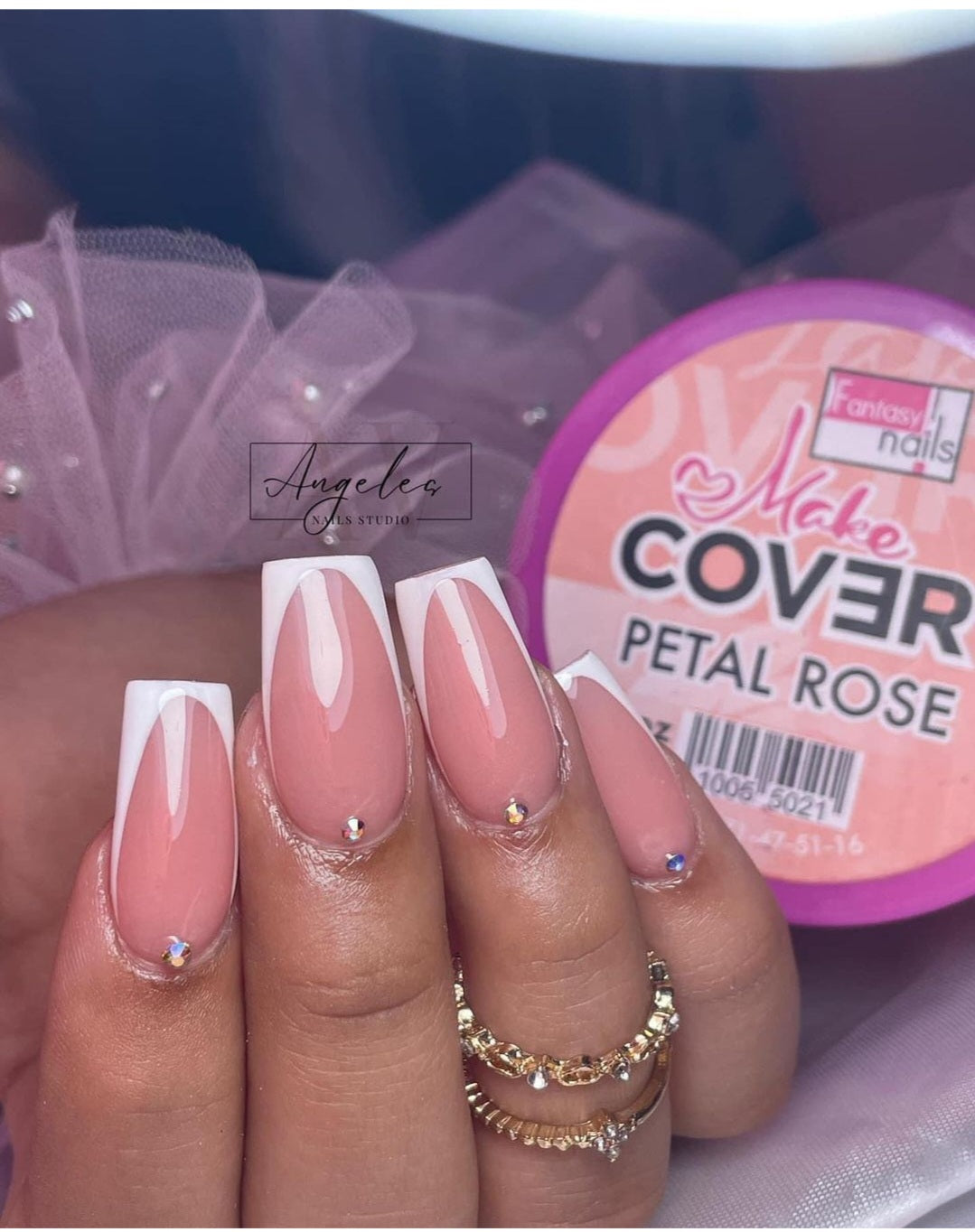 Acrílico Fantasy Nails Petal Rose 1, 2 y 4 onza