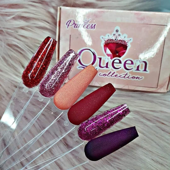 Acrilico wapizima coleccion Queen 6 pzas