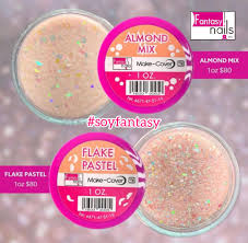 Acrílico Fantasy Nails flake pastel 1 onza