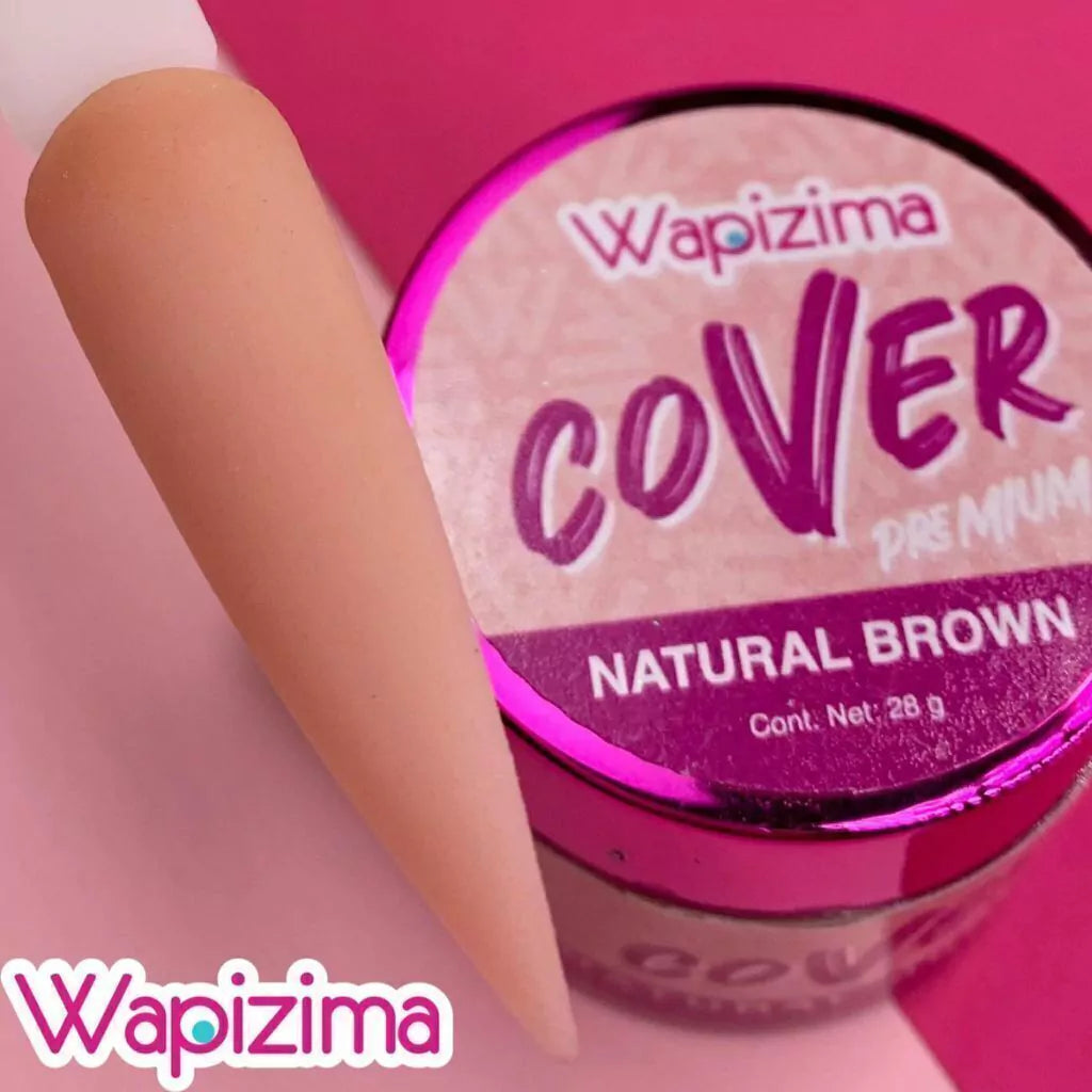 Acrílico wapizima Cover Natural Brown 1 y 2 onzas