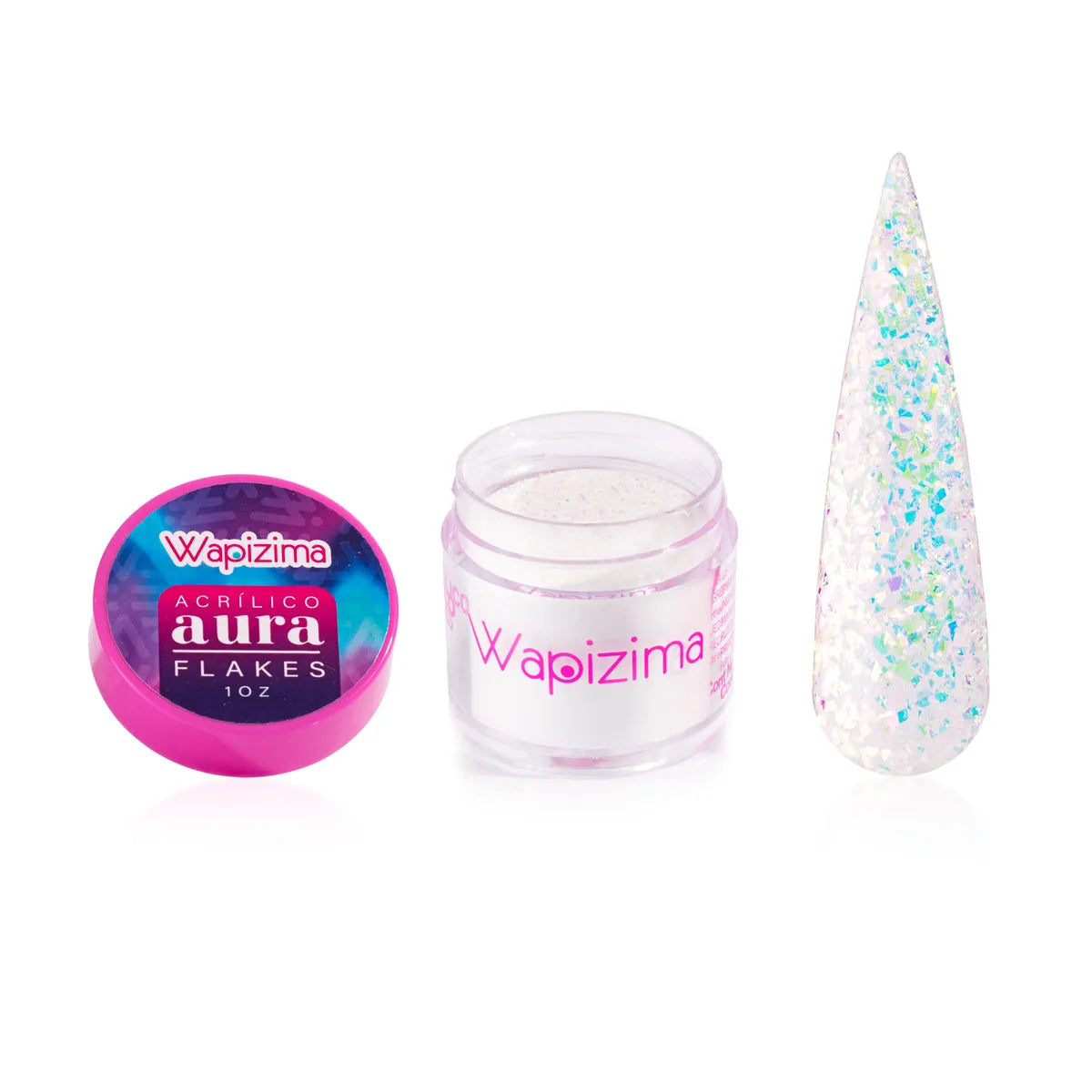 Acrílico wapizima Aura Flakes 1 onza