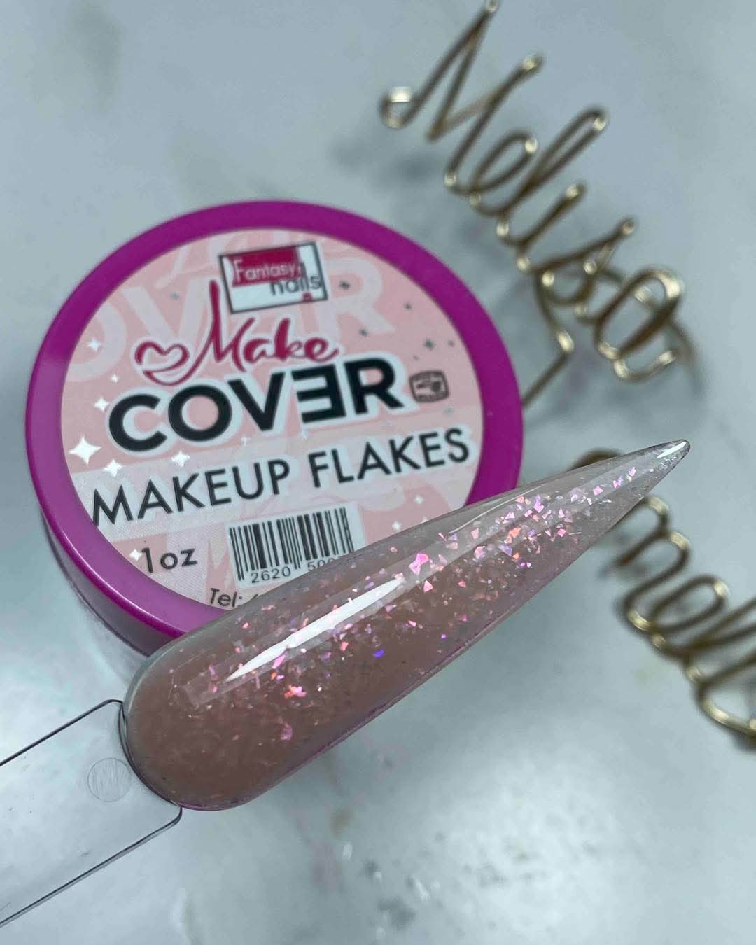 Acrílico Fantasy Nails Makeup Flakes 1 onza