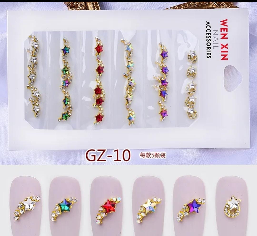 Dijes o joyeria para uñas