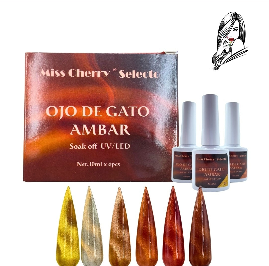 Gama ambar ojo de gato