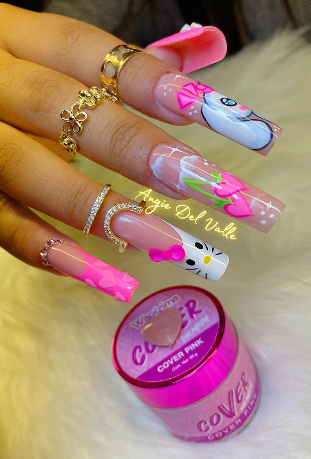 Acrílico wapizima Cover Pink 1 y 2