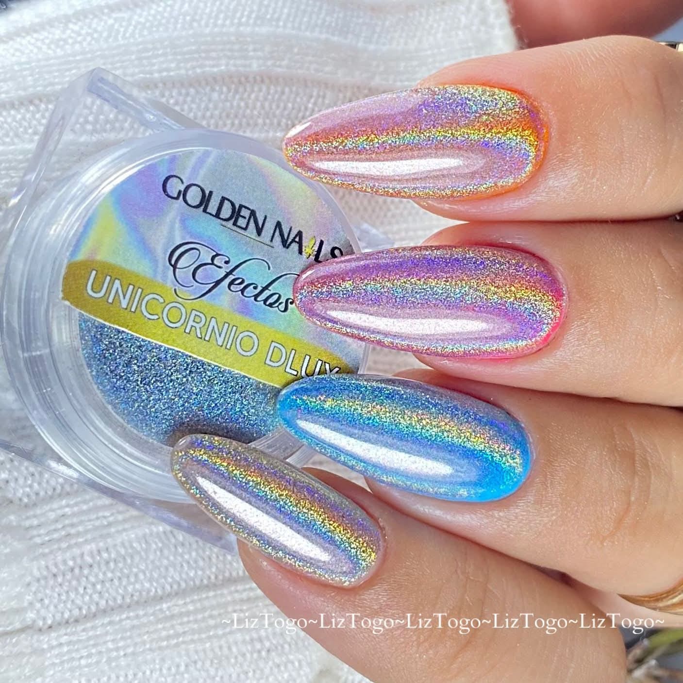 Efecto unicornio golden
