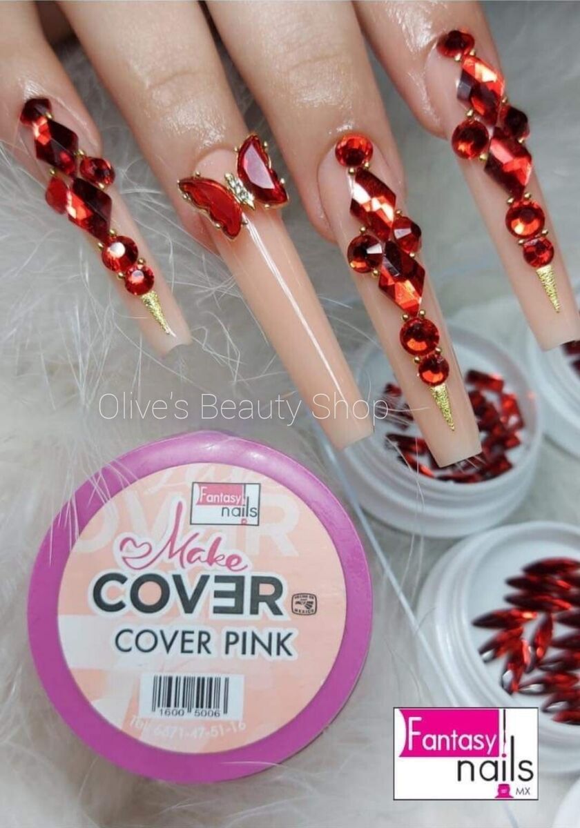 Acrílico Fantasy Nails Cover Pink 1 y 2 onzas