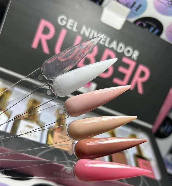Gama de Gel Rubber F.N 6 piezas