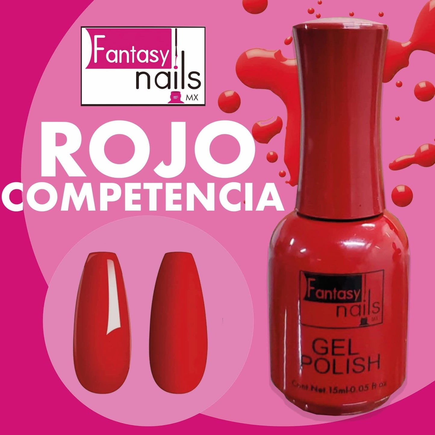 Gel rojo competencia F.N