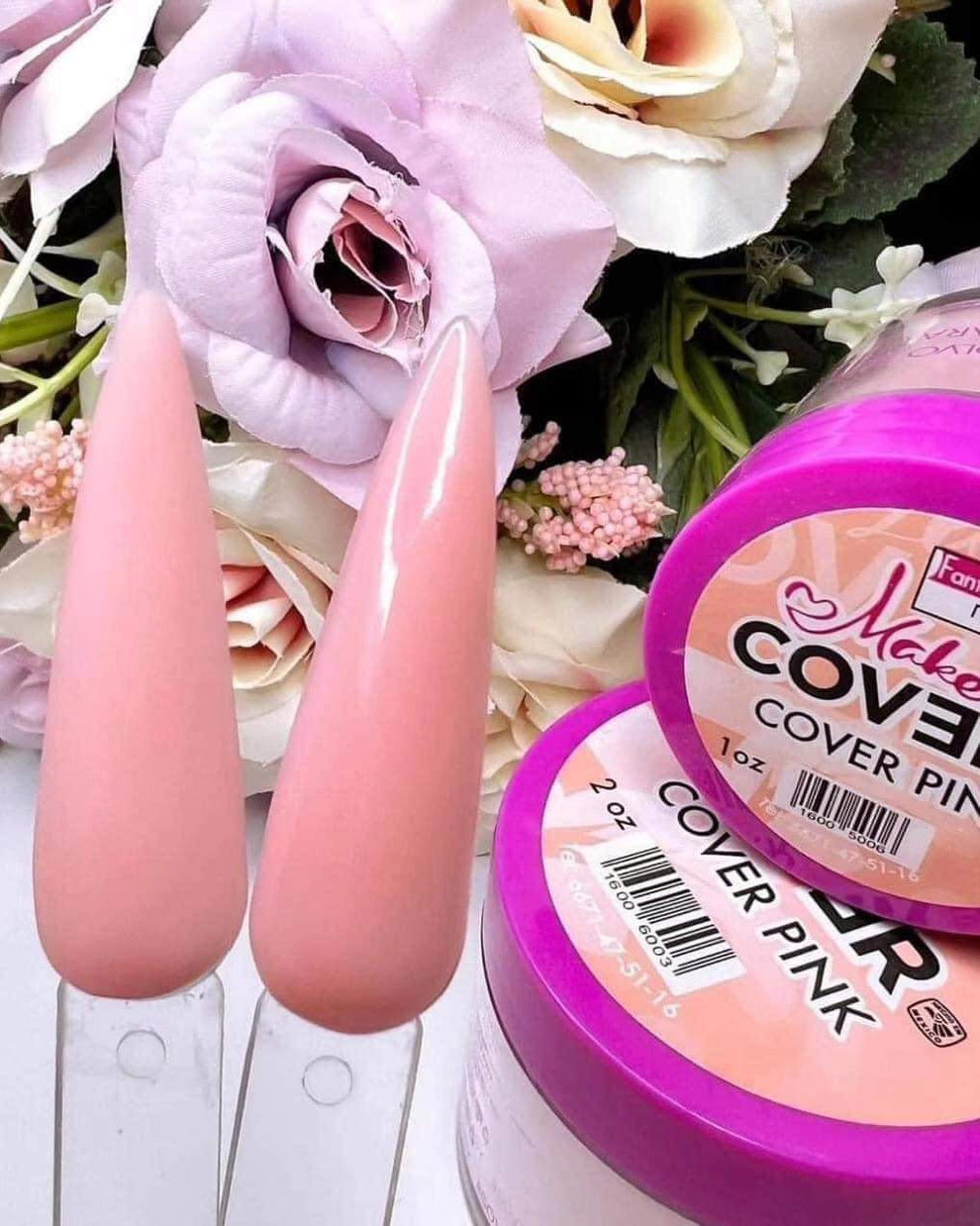 Acrílico Fantasy Nails Cover Pink 1 y 2 onzas