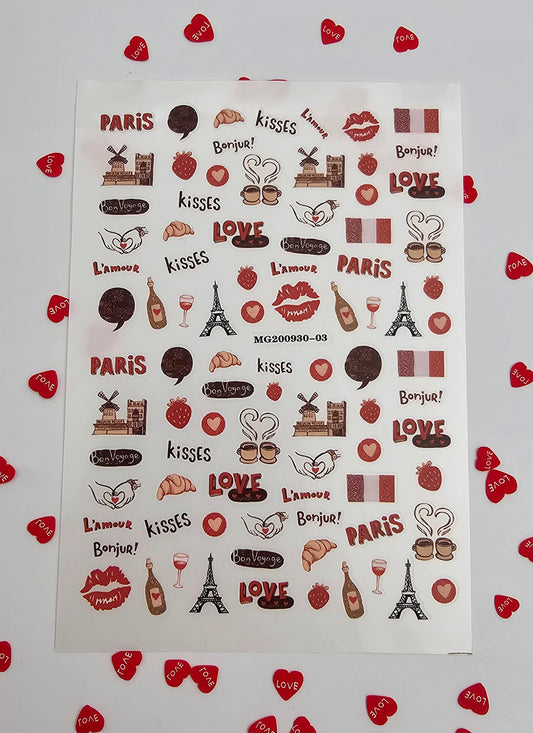 Calcomanias LOVE/san valentin 1 de 2