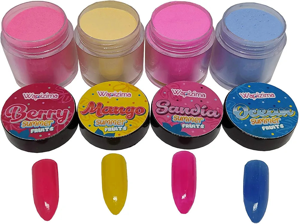 Acrílico Wapizima Colección Summer Fruits 4 piezas