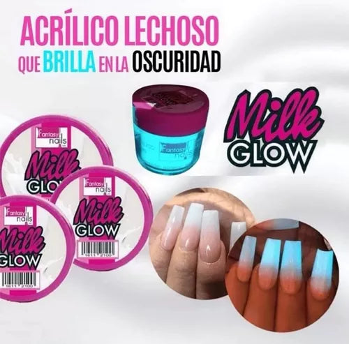 Acrílico Fantasy Nails Milk Glow 1 oz