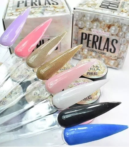 Acrílico wapizima colección Perlas 8 pza