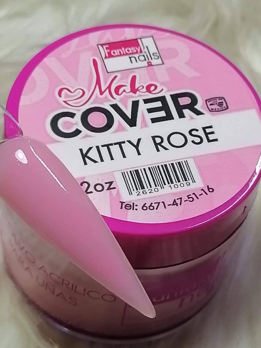 Acrilico Fantasy Nails kitty Rose 1 y 2 onzas