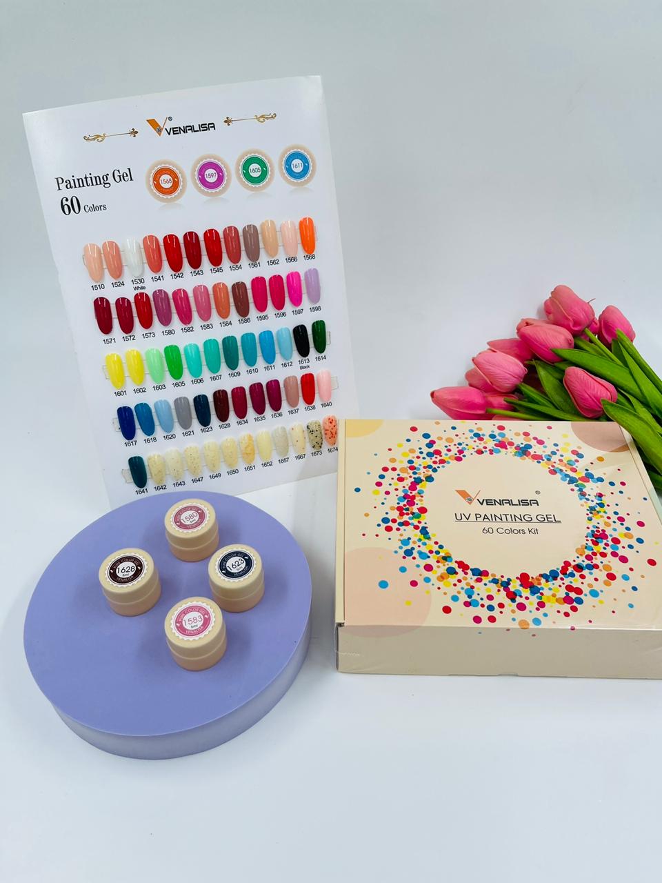 Caja de gel painting