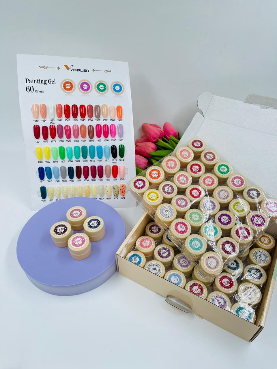 Caja de gel painting