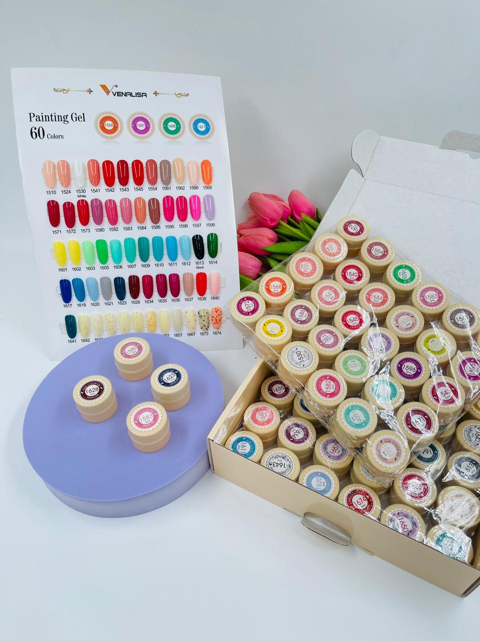 Caja de gel painting